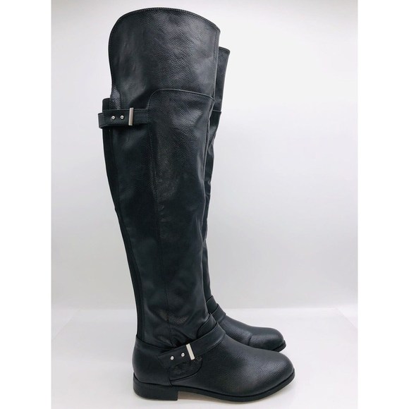 Bar III Women's Daphne Over-The-Knee Riding Boots Black US 6M  #Q-23 - Picture 5 of 9